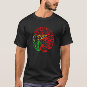 Mexicana Cottagecore Te Calmas O Te Calmo Rose Flo T-Shirt