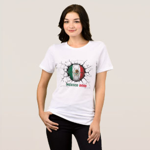 "Mexico 2026: Elegant Pride & Unstoppable Spirit" Tri-Blend Shirt