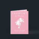 Mexico 21ST Birthday Pink Passport Invitation<br><div class="desc">A fun 21ST Birthday Gift Surprise! Do you need a fun way to give a trip as a gift! Send a passport with all the information. I've included two photos I took on a vacation I had so you can keep those photos or add your own. COLORS WILL BE PRINTED...</div>