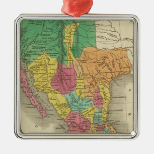 Mexico 3 metal tree decoration