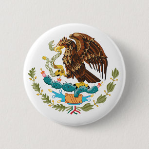 Mexico 6 Cm Round Badge