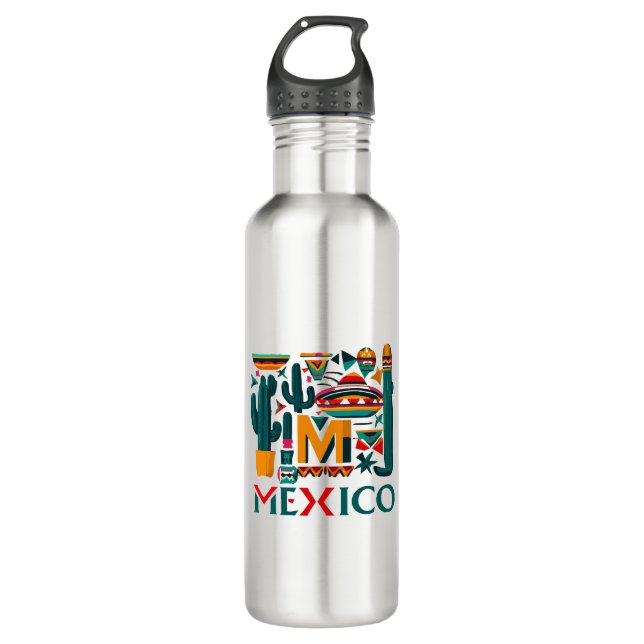 MEXICO 710 ML WATER BOTTLE (Front)