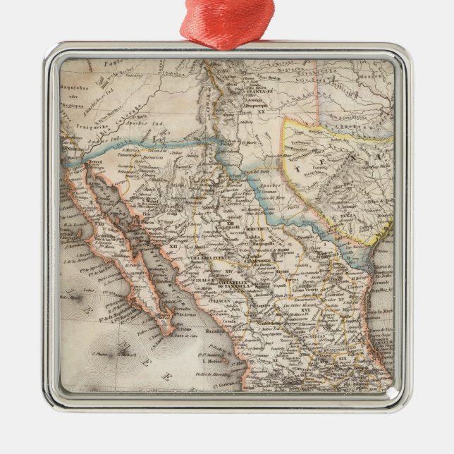 Mexico 8 metal tree decoration (Front)