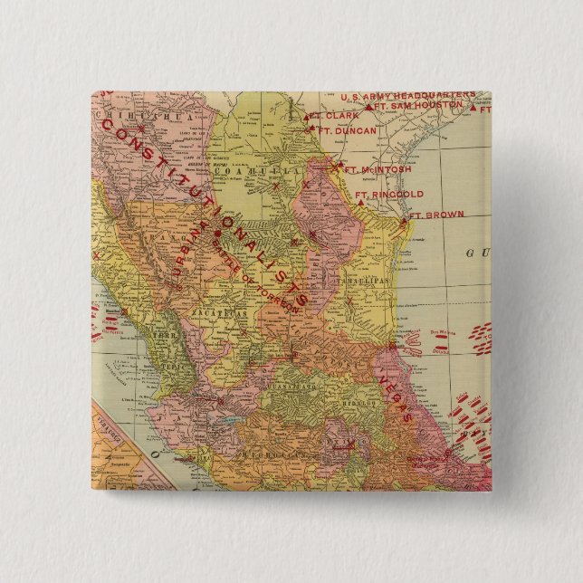 Mexico 9 15 cm square badge (Front)