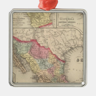 Mexico and Guatemala 4 Metal Tree Decoration