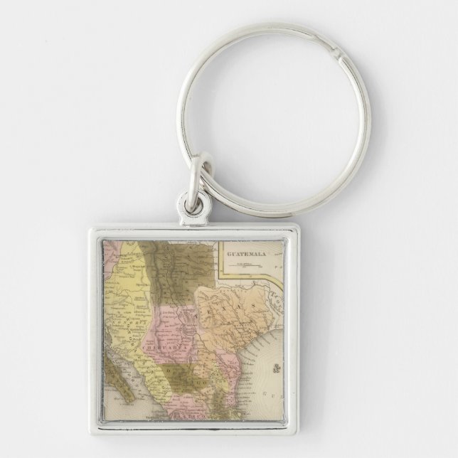 Mexico and Guatemala 5 Key Ring (Front)