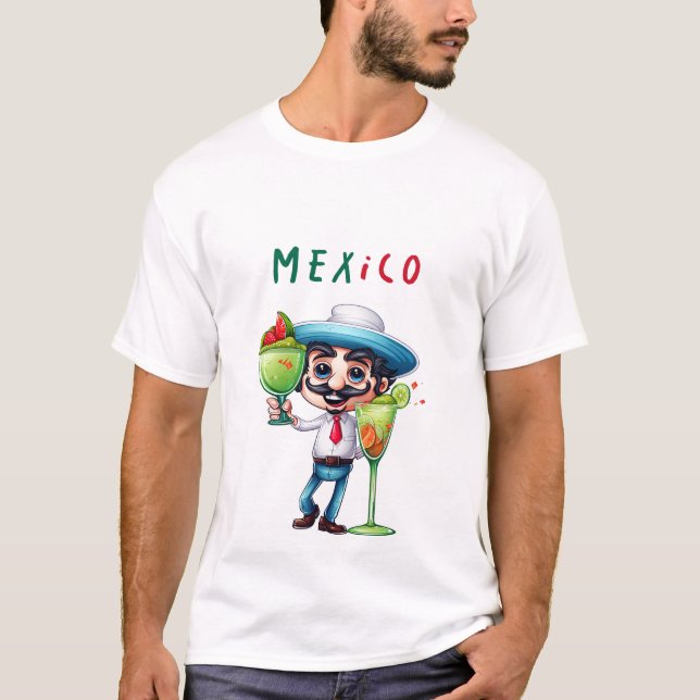 Mexico and Margarita T-Shirt (Front)