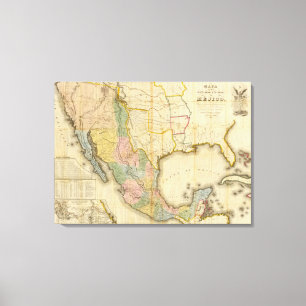 Mexico and United States Canvas Print