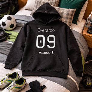 Mexico Away Jersey Style Custom Back Print Hoodie