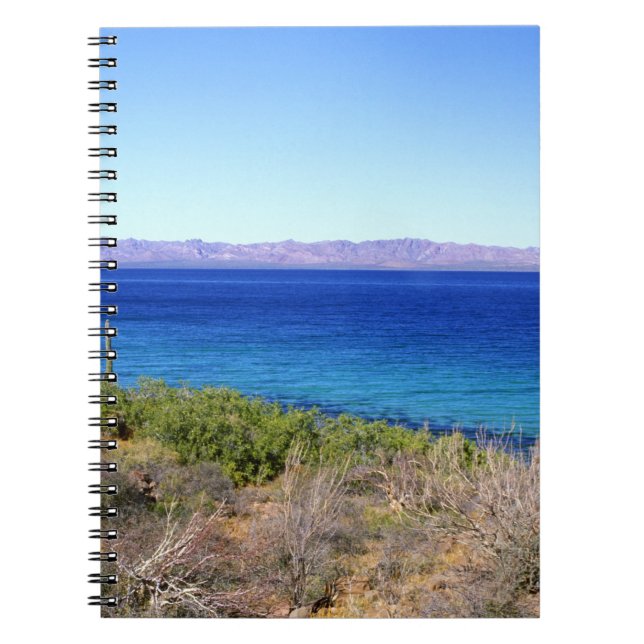 Mexico, Baja California Sur, Mulege, Bahia 2 Spiral Notebook (Front)