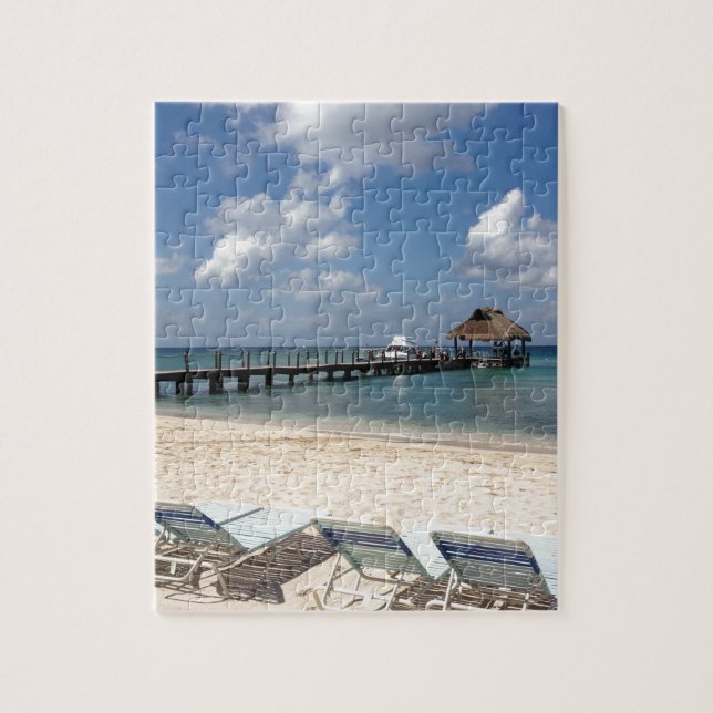 Mexico Beach Scene Jigsaw Puzzle (Vertical)