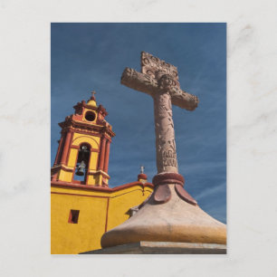 Mexico, Bernal. View of Iglesia de San Sebastian Postcard