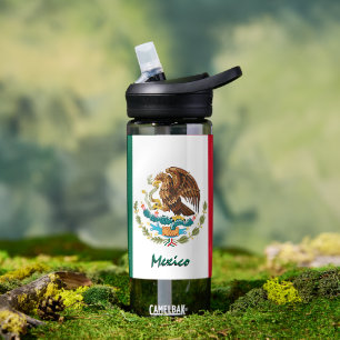 Mexico bottle, patriotic Mexican Flag Water Bottle