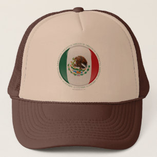 Mexico Bubble Flag Trucker Hat