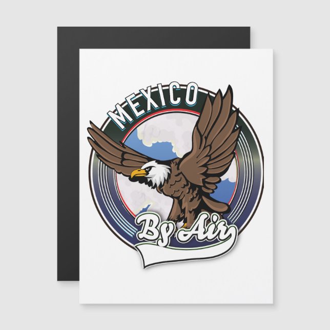 Mexico by air travel patch. (Front/Back)