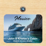 Mexico Cabo Arch Cruise Ship Stateroom Magnet<br><div class="desc">This design may be personalised in the area provided by changing the photo and/or text. Or it can be customised by clicking Personalise this Template and then choosing the click to customise further option and delete or change the colour of the background, add text, change the text colour or style,...</div>