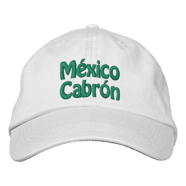 México Cabrón Embroidered Hat (Front)