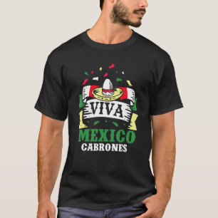Mexico Cabrones Proud Mexican Lover Country T-Shirt