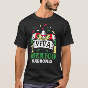Mexico Cabrones Proud Mexican Lover Country T-Shirt