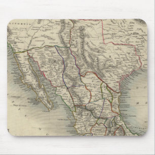 Mexico, California and Texas Mouse Pad