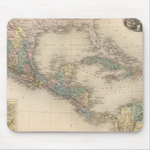 Mexico, Central America and Caribbean Mouse Pad