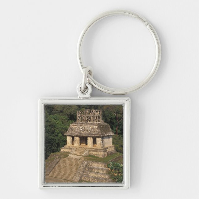 Mexico, Chiapas province,  Palenque, Temple of Key Ring (Front)