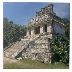 Mexico, Chiapas province, Palenque. Temple of Tile
