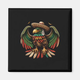 Mexico Cinco De Mayo Sombrero Mexican Eagle Magnet