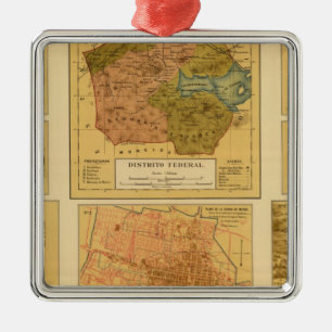 Mexico City 2 Metal Tree Decoration