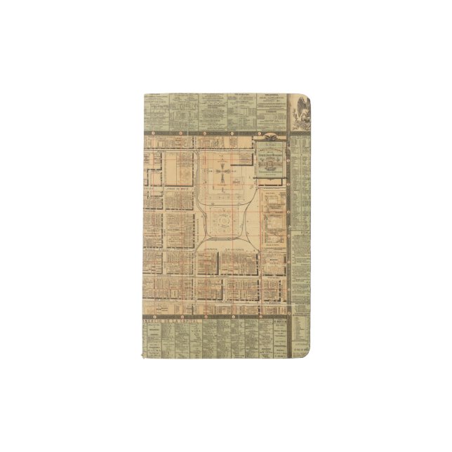 Mexico City 3 Pocket Moleskine Notebook (Front)