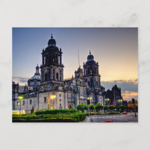 Mexico City Cathedral Postcard