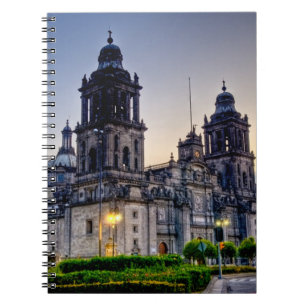 Mexico City Cathedral Spiral Notebook