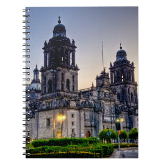 Mexico City Cathedral Spiral Notebook