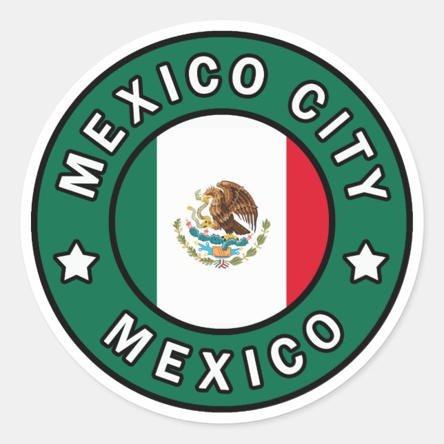 Mexico City Mexico Classic Round Sticker (Front)