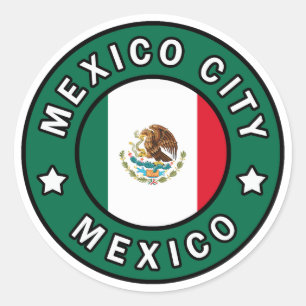 Mexico City Mexico Classic Round Sticker