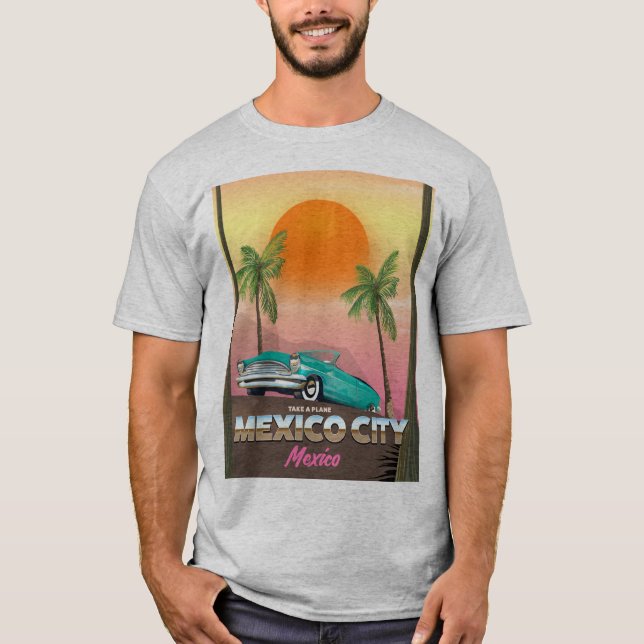Mexico City , mexico holiday poster T-Shirt (Front)