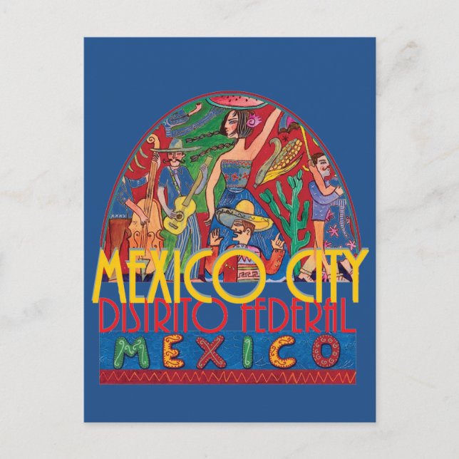 MEXICO CITY Mexico Postcard (Front)
