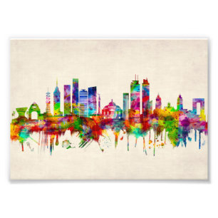 Mexico City Mexico Skyline Photo Print