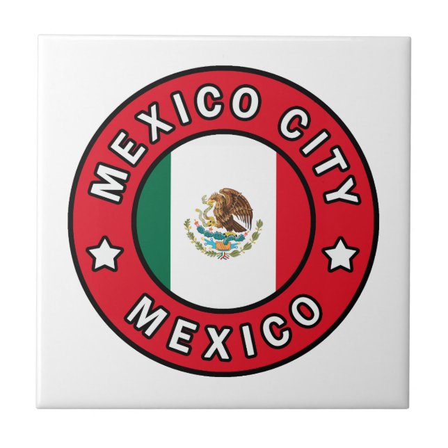 Mexico City Mexico Tile (Front)