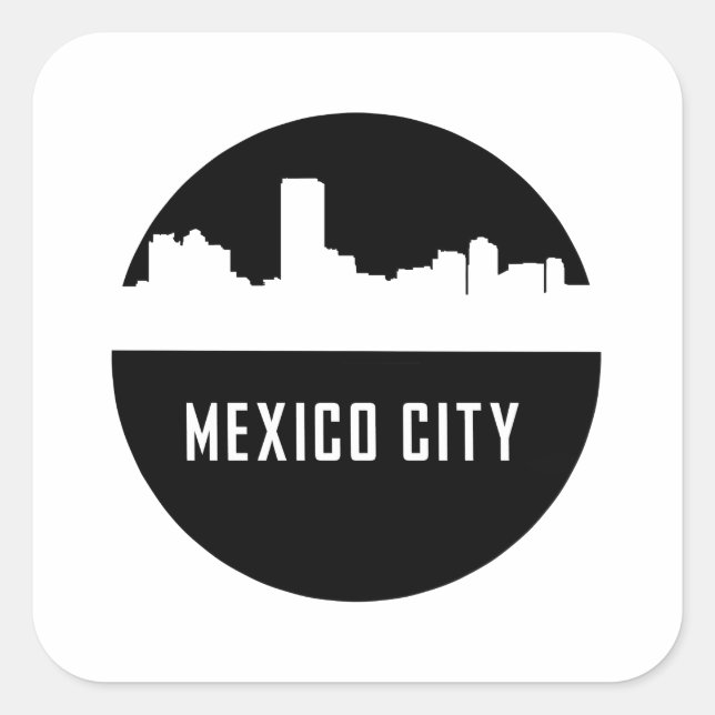 MEXICO CITY SQUARE STICKER (Front)