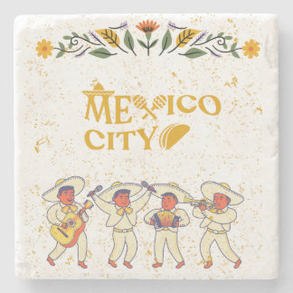 Mexico City stone coaster