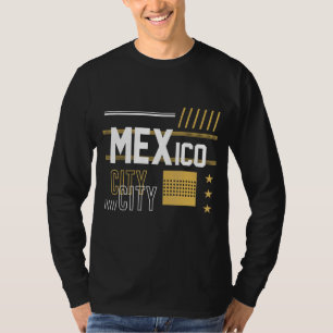 Mexico City Vacation Holiday Mexico Flag T-Shirt