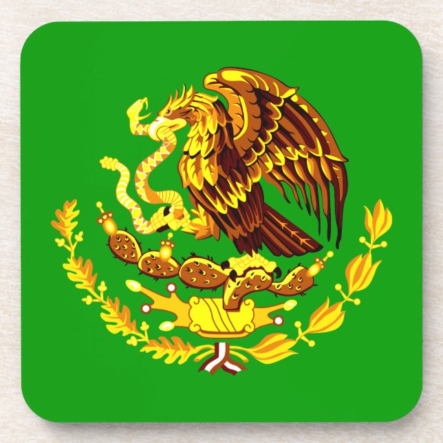 Mexico COA Gold Coaster (Front)