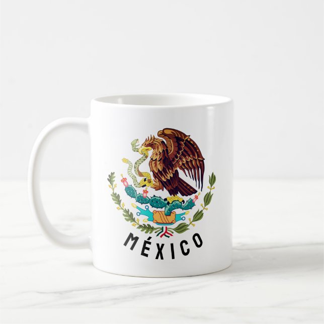 Mexico coat of arms coffee mug (Left)