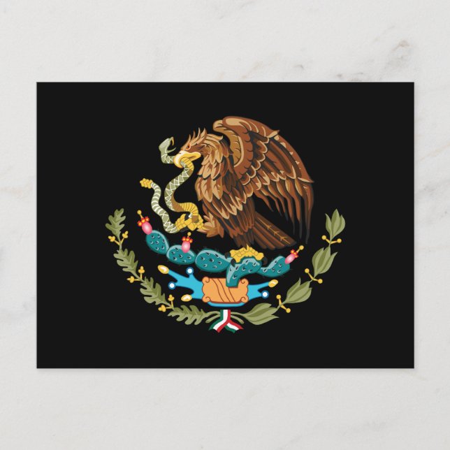 Mexico Coat of Arms Postcard (Front)