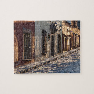 Mexico Cobblestone Street Jigsaw Puzzle