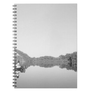 Mexico, CONANP park ranger patrols with his son Notebook