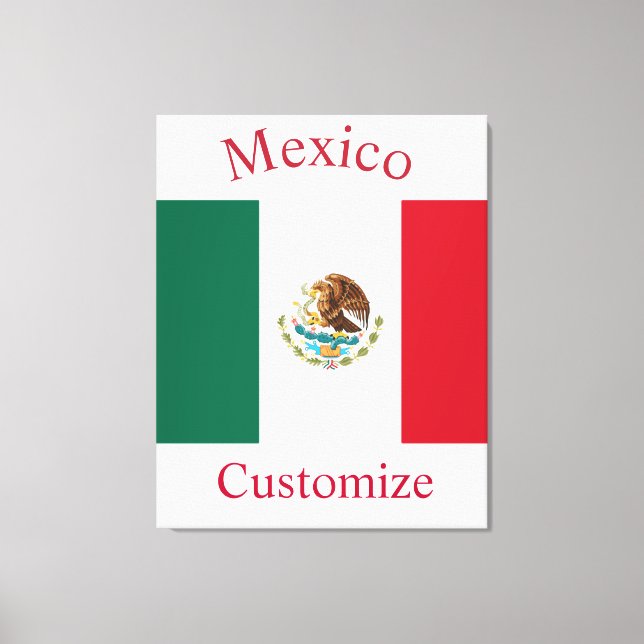 Mexico Country Flag Thunder_Cove Canvas Print (Front)