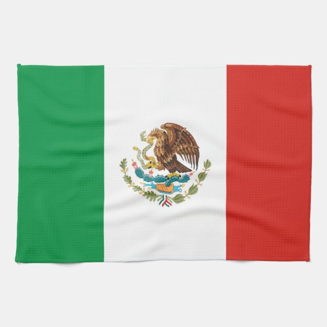 mexico country flag towel (Horizontal)