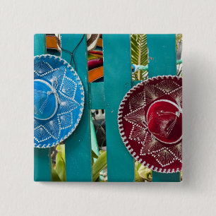 Mexico, Cozumel. Souvenirs in Isla de Cozumel 15 Cm Square Badge